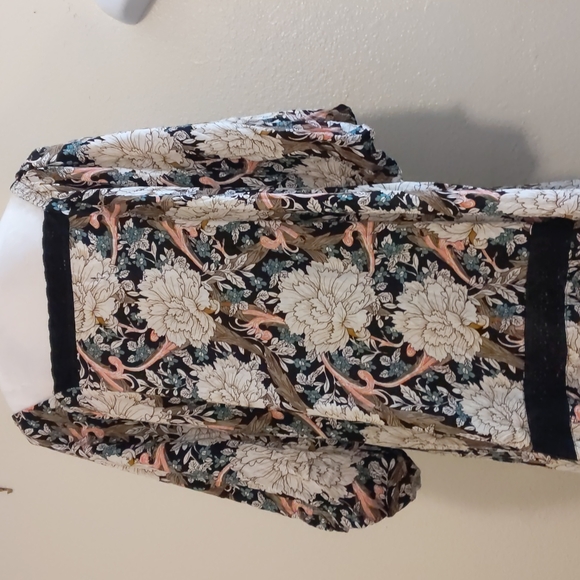 NWT Meritt floral dress square neck with balloon sleeves size 1X - Picture 3 of 11